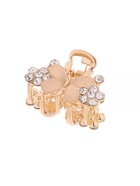 Крабик для волос «Николь», бабочка, 2.5 см, золото (комплект 6 шт) - фото 43306565