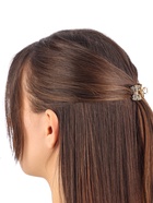 Крабик для волос «Кая», бант, 2.5 см, золото (комплект 6 шт) - фото 46485164