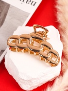 Крабик для волос «Кара», звенья, 7 см, золото (комплект 6 шт) - фото 52309393