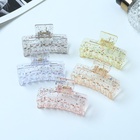 Крабик для волос «Айлин», прямой, 6.5 см, МИКС 10530854