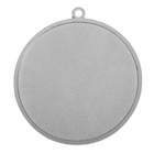 Медаль призовая 017 диам 4,5 см. 2 место. Цвет сер. Без ленты - фото 8247871