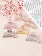 Краб для волос "Айлин" дуга, 7 см, микс (12 шт) - фото 809138926