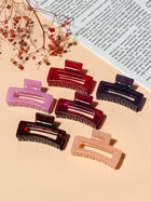 Крабик для волос «Глория», прямой, 6.5 см, МИКС 10530865