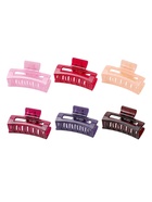 Крабик для волос «Глория», прямой, 6.5 см, МИКС 10530865