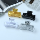 Краб для волос "Пелагея" прямой, 6,5 см, микс (12 шт) - фото 809121803