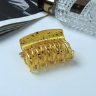 Крабик для волос «Пелагея», прямой зубья, 6.5 см, МИКС (комплект 12 шт) - фото 53860866