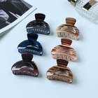 Крабик для волос «Виола», полосы, 6 см, МИКС 10530869