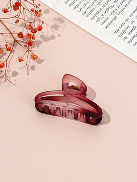 Крабик для волос «Кэнди», матовый петля, 6.5 см, МИКС (комплект 12 шт)