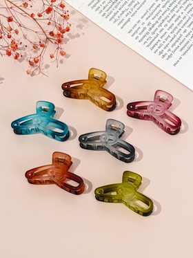 Крабик для волос «Кэнди», матовый скрепки, 7 см, МИКС (комплект 12 шт)