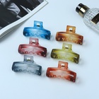 Крабик для волос «Кэнди», матовый прямой, 7 см, МИКС (комплект 12 шт) - фото 51903529