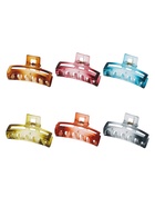 Крабик для волос «Кэнди», матовый прямой, 7 см, МИКС (комплект 12 шт) - фото 51903532