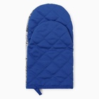 Варежка-прихватка «Этель» Forest bear 15×28 см, саржа, 100% хлопок, ватин 250 г/м² - Фото 3