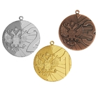 Медаль призовая, 1 место, золото, d=4 см - Фото 3
