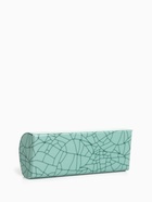 Футляр для очков на хлопушке, с принтом, размер 15.5×5.5×3 см, зелёный - Фото 4