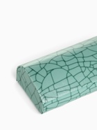 Футляр для очков на хлопушке, с принтом, размер 15.5×5.5×3 см, зелёный - Фото 3