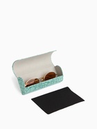 Футляр для очков на хлопушке, с принтом, размер 15.5×5.5×3 см, зелёный - Фото 2