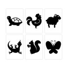 Черно-белые картинки для новорожденных «Животные», 20 карт, 0+ - Фото 2