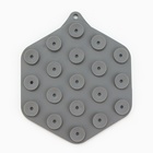 Лизательный коврик - миска для медленного кормления, серый, 18.5 см × 16 см - Фото 5