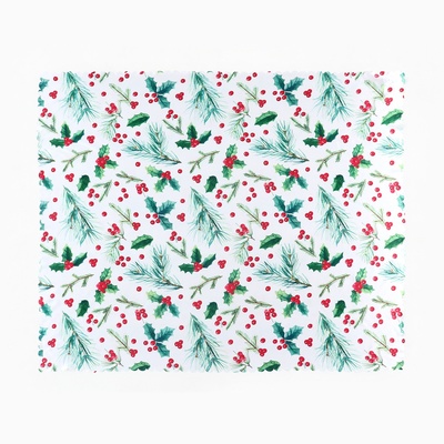 Скатерть новогодняя «Доляна» Rowan, 145×300 см, 100% п/э
