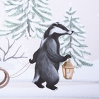 Комплект штор для кухни с подхватами «Этель. Новогоднее чудо», 2 шт., белые, 145×180±5 см - Фото 7