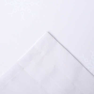 Комплект штор для кухни с подхватами «Новогоднее чудо» 145×180+/-5 см - 2 штуки, габардин