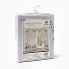 Комплект штор для кухни с подхватами «Этель. Новогоднее чудо», 2 шт., белые, 145×180±5 см - Фото 9