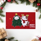 Набор новогодних полотенец «Доляна» Merry catmas 35×60 см-3 штуки,100% хлопок 160 г/м² - Фото 5