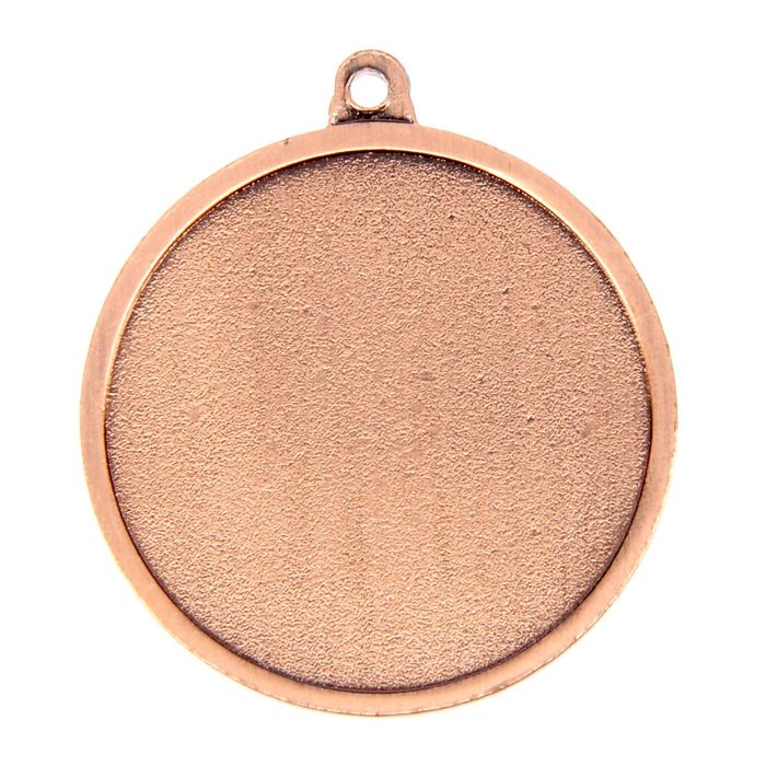 Медаль под нанесение 033 диам 4 см. Цвет бронз. Без ленты - фото 1906791199
