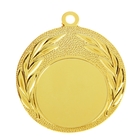 Медаль под нанесение 033, d= 4 см. Цвет золото. Без ленты - Фото 1