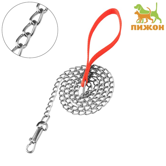 Металлический поводок, 120 см × 2 мм - Фото 1