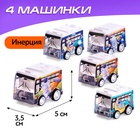 Игровой набор «Космос», 4 инерционные машинки, коврик-дорога - Фото 3