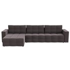 Диван угловой «Бруклин - 2», 1450×3000 мм, «Монако», цвет тёмно - коричневый - Фото 1