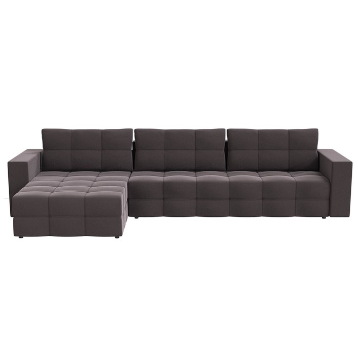 Диван угловой «Бруклин - 2», 1450×3000 мм, «Монако», цвет тёмно - коричневый - Фото 1
