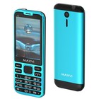 Сотовый телефон MAXVI X10, 2.8", TFT, 0.3Мп, microSD, 1600мАч, голубой - фото 51622018 Сотовый телефон MAXVI X10, 2.8", TFT, 0.3Мп, microSD, 1600мАч, голубой - фото 51622018