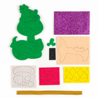 Подвеска из фетра на новый год своими руками «Змея с шариком», набор для творчества - Фото 3