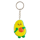 Сквиш - брелок детский «Авокадо», антистресс - игрушка, МИКС - Фото 3