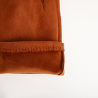 Перчатки женские замшевые, безразмерные, сенсорные, без утеплителя, коричневая - Фото 4