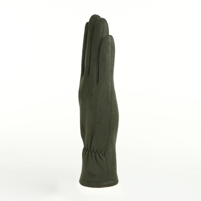 Перчатки женские, безразмерные, без утеплителя, хаки