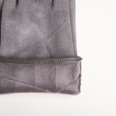 Перчатки женские, безразмерные, без утеплителя, серые