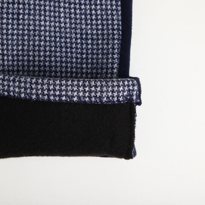 Перчатки женские двойные, безразмерные, сенсорные, без утеплителя, синие