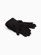 Перчатки женские, безразмерные, без утеплителя, чёрные - Фото 2