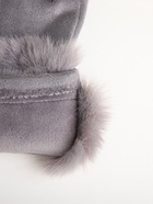 Перчатки женские, безразмерные, без утеплителя, серые 10450735