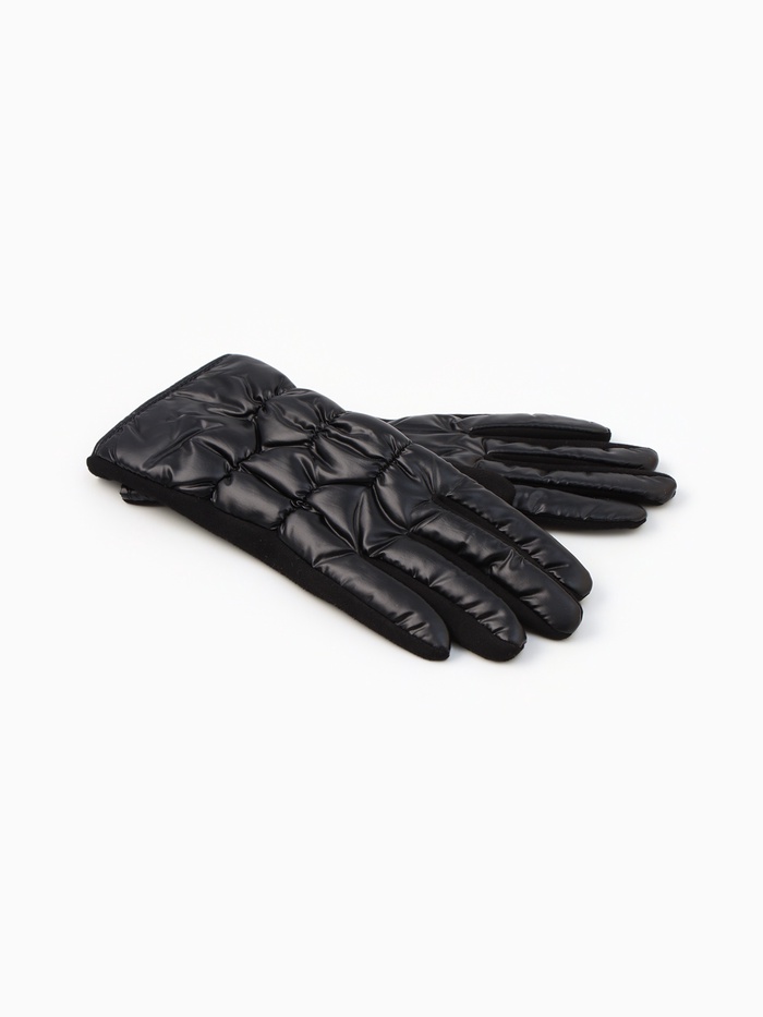 Перчатки женские, безразмерные, без утеплителя, чёрные - Фото 1