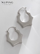 Серьги металл XUPING оковы сладострастия, цвет серебро - Фото 1