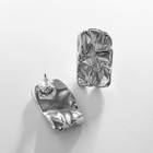 Серьги металл XUPING «Вволны», цвет серебро - Фото 2