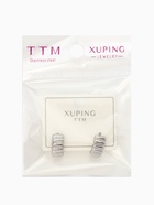Серьги кольца XUPING «Неотразимость», цвет серебро, d=1.3 см - Фото 7