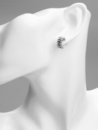 Серьги кольца XUPING «Неотразимость», цвет серебро, d=1.3 см - Фото 2