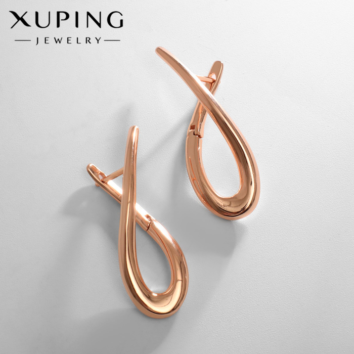 Серьги металл XUPING крыло, цвет розовое золото - Фото 1