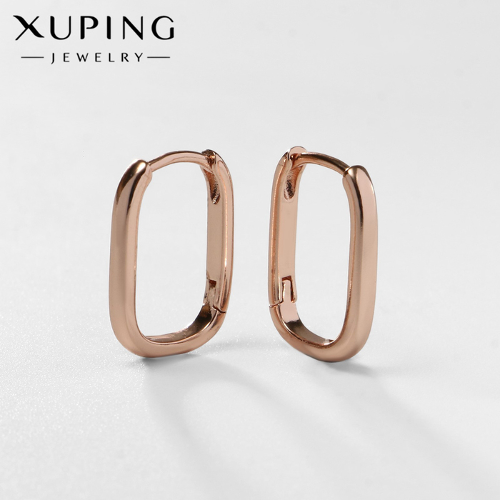 

Серьги металл XUPING стихия, цвет розовое золото