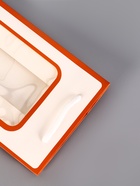 Пакет подарочный под бутылку с PVC окном, 12.5×8.5×36 см, белый с красной каймой - Фото 2